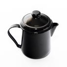 Leiteira Esmaltada Ewel Preto 1,1 L, 11 Cm Ø