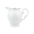 Leiteira Porcelana Schmidt - Dec. Filetado Prata Pomerode 0012