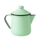 Leiteira Tradicional 12 Esmaltada Marmorizada Verde Água - 1.1L - Ewel