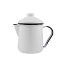 Leiteira Tradicional Esmaltada Branco 1,1 L Ewel