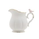 Leiteira Wolff Birds de Porcelana Branco 230ml