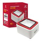 Leitor Codigo De Barras C3tech Lb-d100 Usb Mesa Sensor Cmos 1d/2d Qr Code Tela Branco Vermelho Lb-d100wh
