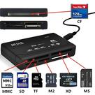 Leitor De Cartão De Memória USB Universal Para SDHC M2 MMC XD CF 21 Tipos De Leitor De Cartão De