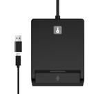 Leitor de Cartão Inteligente Cryptnox USB-C e USB-A para Windows, Mac e Linux Leitor de Cartão Inteligente Cryptnox USB-C e USB-A para Windows, Mac e Linux