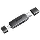 Leitor de Cartão OTG 2 em 1 USBA e USBC Ugreen CM304