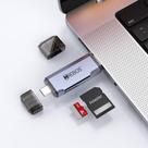 Leitor de Cartão SD e Micro SD Hrebos Premium IF-244 USB-A 3.0 + USB-C Adaptador Alta Velocidade