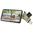 Leitor de cartão SD Trail Camera Viewer 4 em 1 para iPhone e Android