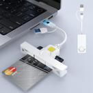 Leitor de cartões CAC Rocketek 2 em 1 USB/tipo C para Windows, Mac