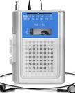 Leitor de cassetes SEMIER Small Vintage com alto-falante e fones de ouvido