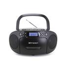 Leitor de CD portátil Boombox com leitor de cassetes Emerson