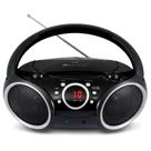 Leitor de CD portátil Boombox SINGING WOOD 030C AM/FM Radio