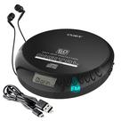 Leitor de CD portátil Coby com fones de ouvido, rádio FM, MP3