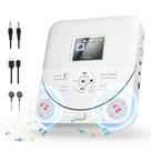 Leitor de CD Portátil Erasiny com Bluetooth e Alto-Falantes Duplos TFT