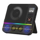 Leitor de CD Portátil HOVOYNN Bluetooth Luz RGB USB AUX