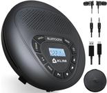 Leitor de CD Portátil KLIM com Bluetooth e Bateria Recarregável