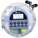 Leitor de CD Portátil KLIM Nomad - Transparente com Fones de Ouvido