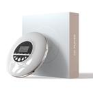 Leitor de CD portátil QUALORI Leitor de CD com fones de ouvido branco