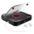 Leitor de CD QISUO BT5.1 Leitor de música portátil com controle remoto