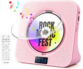 Leitor de CD ROADOM Desktop com alto-falantes Bluetooth Hi-Fi Stereo