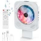 Leitor de CD TODANGAI com Bluetooth 5.0, portátil com alto-falante