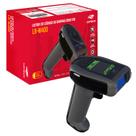 Leitor de Código de Barras C3Tech LB-W400BK, Sem Fio + Bluetooth, 1D/2D, QR CODE, DANFE, Boleto Bancário - Preto