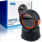 leitor de codigo de barras knup KP-LE709 1D E 2D