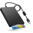 Leitor De Disquete USB Portátil 1.44MB 3.5 Polegadas FDD Externo Para Windows 11/10/8/7/XP/Vista PC