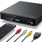 Leitor de DVD Mini ELECTCOM PRO para TV - com Cabo HDMI e RCA