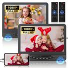 Leitor de DVD Portátil Desobry 12.5" - Tela Dual - 1080P