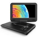 Leitor de DVD portátil iEGeek 11.5 para crianças, tela de 9,5" preta