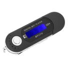 Leitor de MP3 Sorandy Mini USB 2.0 portátil com rádio FM preto