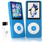 Leitor de MP3 Xidehuy com cartão TF de 32GB, alto-falante HD, bateria de 10h
