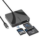 Leitor de vários cartões USB-C SABRENT CR-C4PM para CFexpress Tipo B, CFast 2.0 e microSD/SD