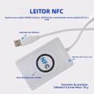 Leitor E Gravador De Cartões Inteligentes RFID IC 13.56MHz ACR122U NFC USB S50 Duplicador Sem