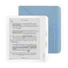 Leitor eletrônico colorido Kobo Libra branco com estojo à prova d'água