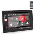 Leitor estéreo para carro Pyle Double Din DVD Bluetooth com USB/SD