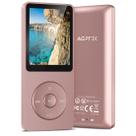 Leitor MP3 AGPTEK A02S 16GB - 70h de Reprodução - Cor Dourado Rosa