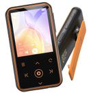 Leitor MP3 AGPTEK M2 64GB com clipe, Bluetooth 5.3 de 1,8", laranja