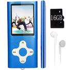 Leitor MP3 Xidehuy 16GB de cartão de memória com ecrã LCD de 1,8"