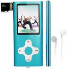 Leitor MP3 Xidehuy 16GB de cartão de memória com ecrã LCD de 1,8"