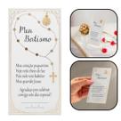 Lembrança Batizado Meu Batismo Cartão com Pingente Lembrança Batizado Meu Batismo Cartão com Pingente
