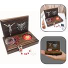 Lembrança para crisma com terço em miçanga Lembrança para crisma com terço em miçanga