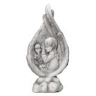 Lembrança Primeira Eucaristia Comunhão Menina Mármore 14 cm