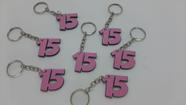 Lembrancinha Aniversário 15 anos kit com 13 chaveiros em mdf