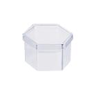 Lembrancinha Caixa Acrilica Sextavada 4x4cm 10 Un