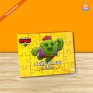 Lembrancinha De Festa Quebra Cabeça Brawl Star Spike