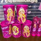 Lembrancinhas Barbie 10cofres e 10tubetes