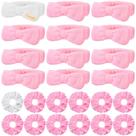 Lembrancinhas de despedida de solteira Wavwavw 12 Bride Headband 12 Scrunchies