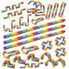 Lembrancinhas de festa Aubrogo Rainbow Wacky Track Fidgets 30 unidades