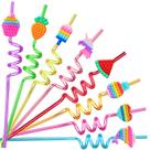 Lembrancinhas de festa de aniversário Pop Fidget Straws AFZMON com escova de limpeza